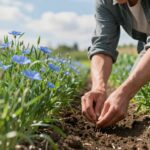 len uprawa w ogrodzie