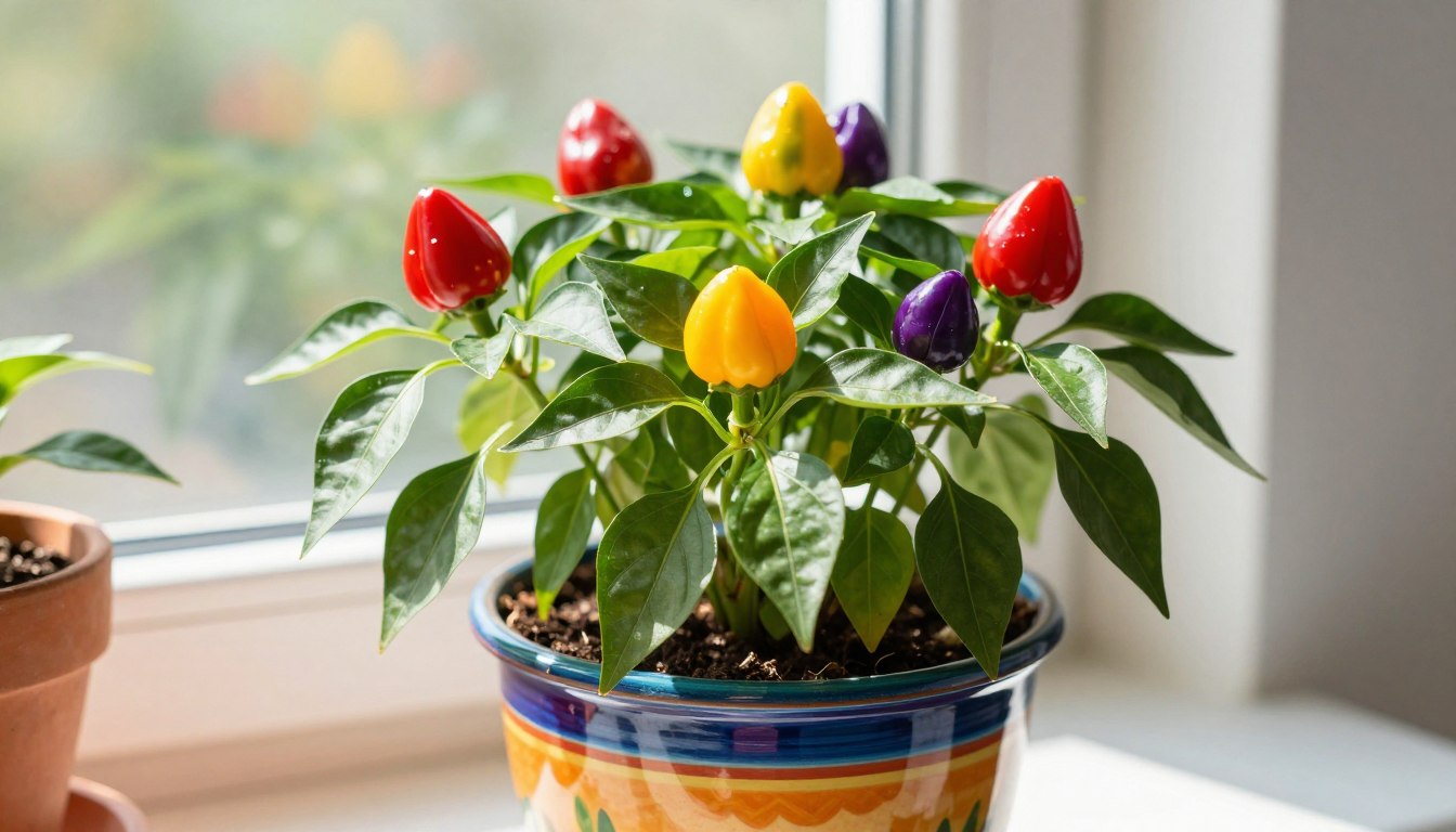 papryka ozdobna w doniczce